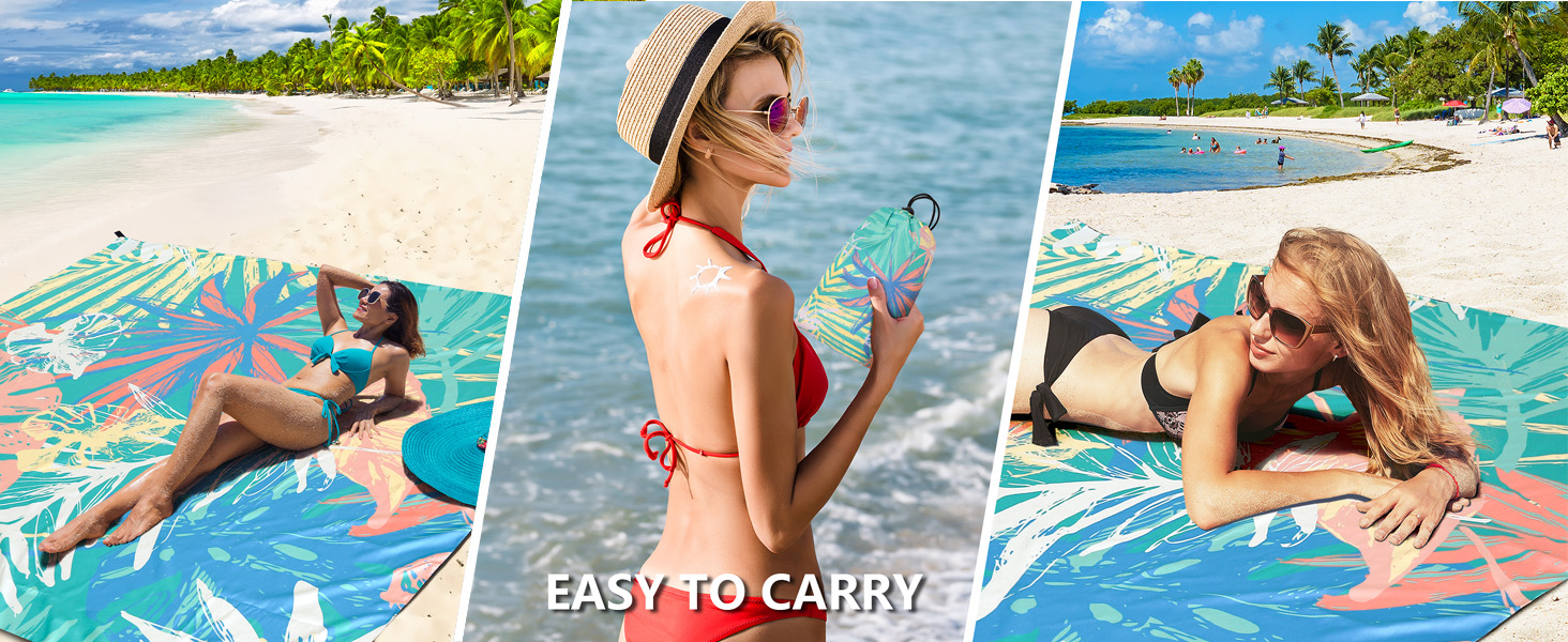 soft and comfortable beach blanket
