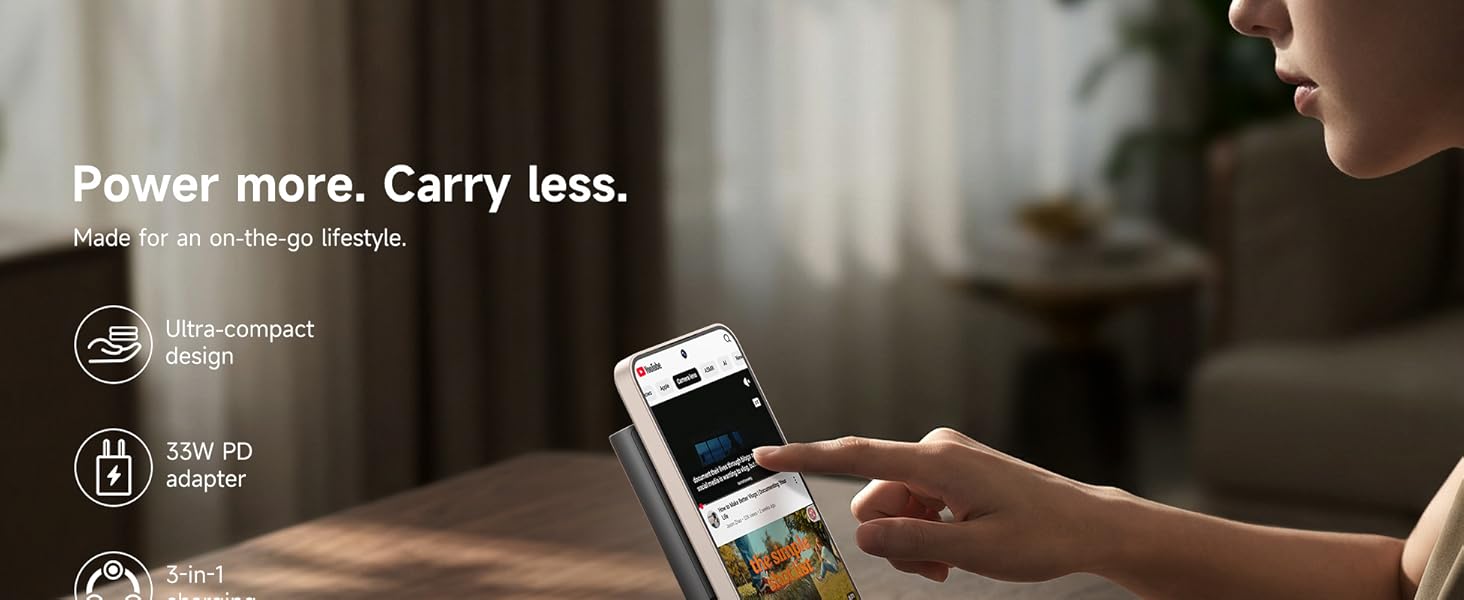 SURITCH for Samsung 3-in-1 Wireless Charging Station