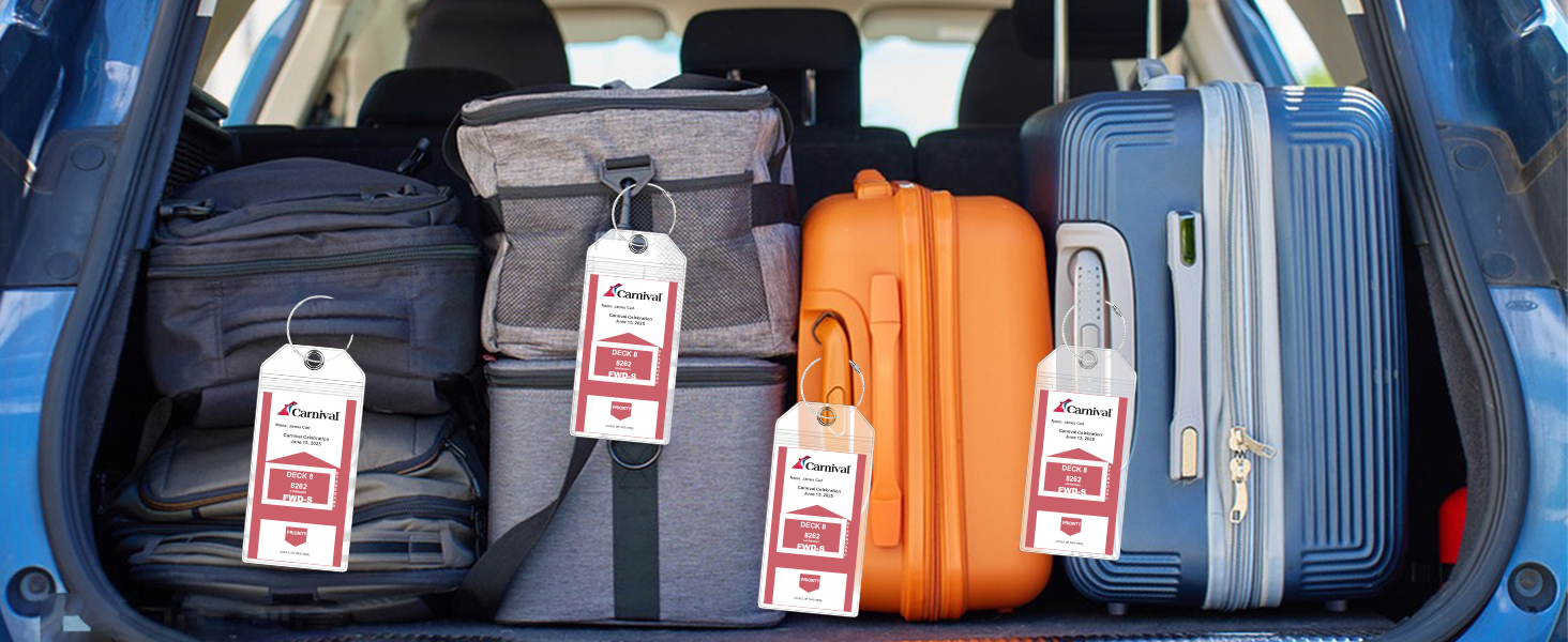travel luggage tags clean