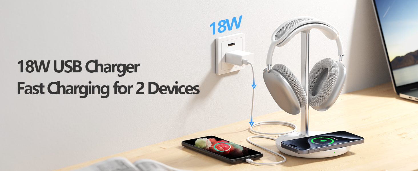 Wireless Charger Headest Rack