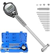 HDLNKAK Digital Bore Gauges Set, Cylinder Bore Gauge with LCD Digital Dial Indicator, 2"-6"/0.000...