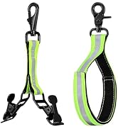 AACGIN 2 Pieces Firefighter Glove Strap Holder with Reflective Trim Firefighting Glove Clips Safe...