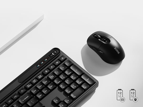 Wireless Keyboard and Mouse Combo