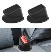 2PCS Seat Belt Buckle Holder,Silicone Car Rear Seatbelt Buckle Booster for Easy Access,Safetybelt...