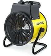 DAHTEC Space Heater 1500W, Greenhouse Garage Portable Electric Fan Heater | 5120 BTU Output, IP24...
