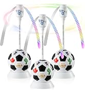 Soccer Theme Fly Fans for Tables, Portable Food Fans to Keep Flies Away, Indoor & Outdoor Bug Fan...