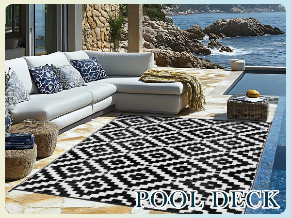 pool deck rug