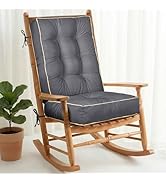 1 MIDDLE ONE Rocking Chair Cushion Outdoor Indoor, Memory Foam Replacement Rocking Chair Pads, Se...