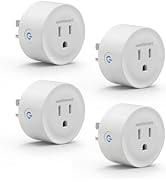 wooaismart Smart Plug, WiFi Plugs Compatible with Alexa & Google Assistant, Smart Outlet with Tim...