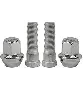 Mysttoo M14x1.50 Chrome Wheel Lug Stud Nut Set Compatible with 2015-2022 Ford Mustang Explorer Ed...