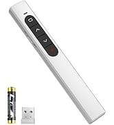 Presentation Clicker Wireless Presenter Remote with Hyperlink & Volume Remote Clicker for PowerPo...