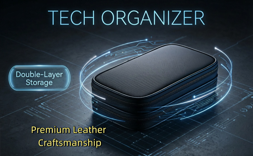 Portable Double Layers Storage Bag