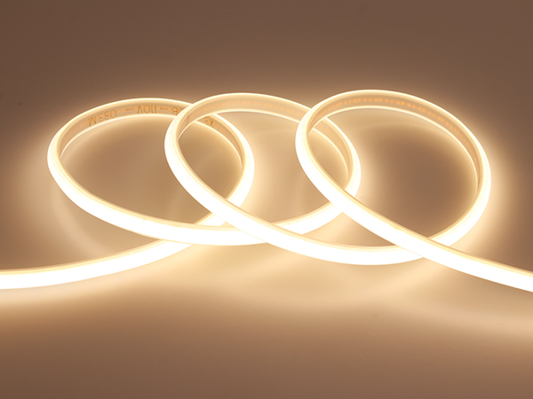 AC 110V COB LED Strip Light Outdoor Waterproof 65.6ft, LED Rope Light Flexible Cuttable for Bedroom