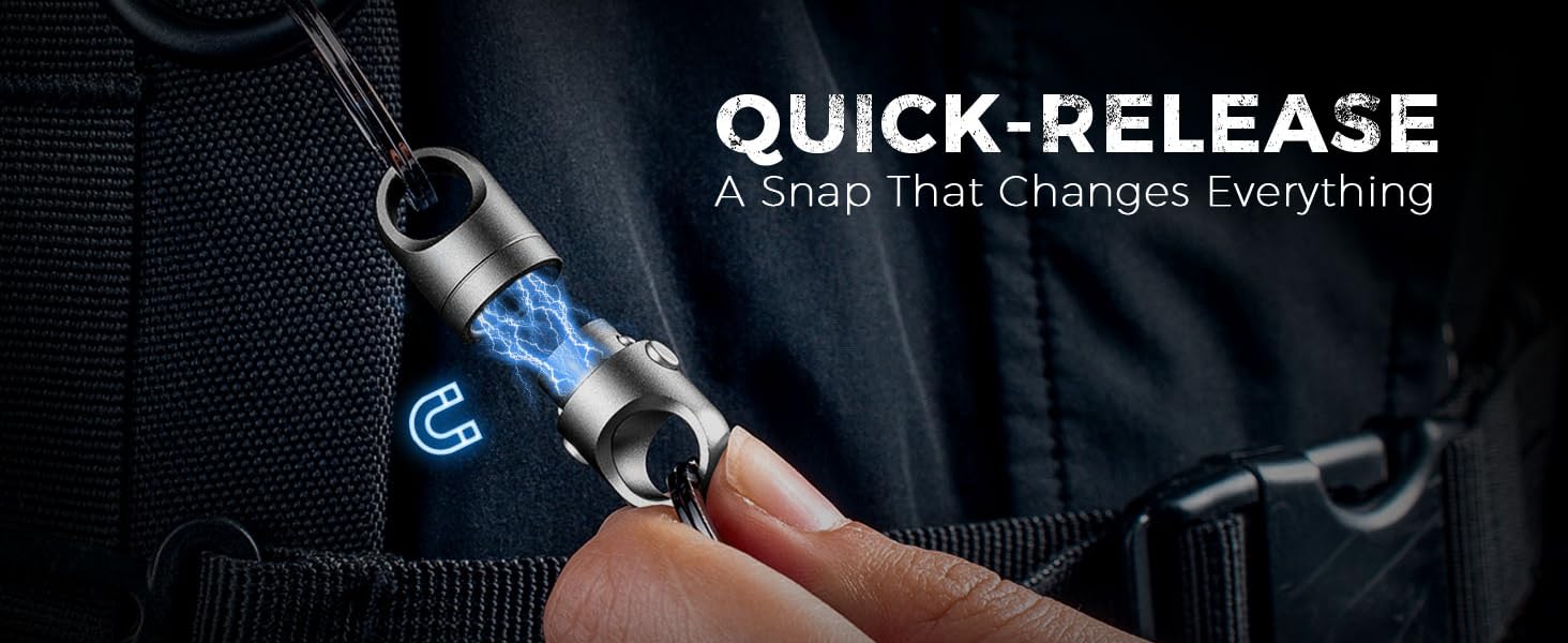 quick disconnect key chain