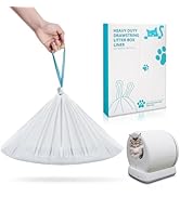 20 Count Cat litter bags Liners ,Drawstring Receptacles Bags Compatible With For Meo. Want Self-c...