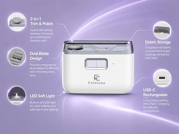 Automatic Electric Nail Clipper
