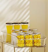 INCOSTAR 2 Tier Pull-Out Storage Organizer for Bathroom and Kitchen, Under Sink Organizer with Di...