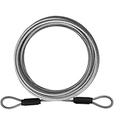 VIVBOO 3mm Stainless Steel Security Cable 4/6/10/15FT Luggage Lock Safety Cable Wire Flexible Ste...