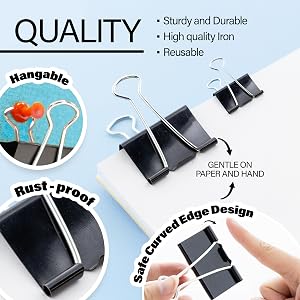 Black CLip binder
