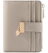 Pomelo Best Small Wallet Women Bifold Leather RFID Mini Wallets for Women Credit Card Holder with...