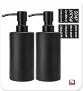 Black Glass Soap Dispenser