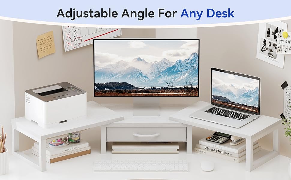 monitor stand with storage