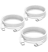 3Pack USB C to USB C Charger Cable 6ft 60W for Apple Long Type C Fast Charging Cord for iPhone 16...