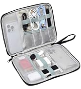 Shelvestar 1 Pack Electronics Travel Organizer Case Tech Accessories Cord Storage Bag