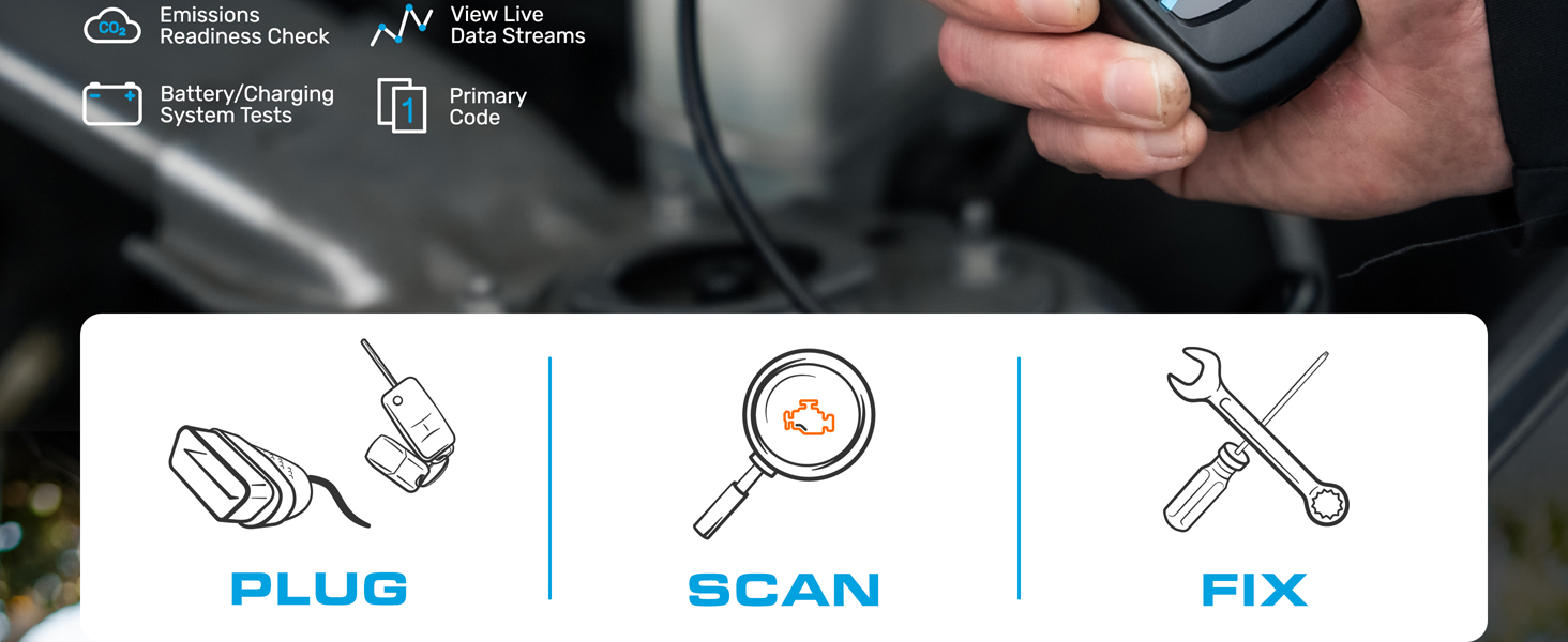 black obd2 scanner diagnostic tool scanner for car bluetooth obd2 scanner check engine code reader