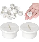 AccEncyc 12 Pcs Cable Cord Grommet Silicone Cable Grommet 3/4" Wire Hole Cover Cable Management W...