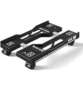 Hovadova Adjustable Computer Tower Stand, Mobile PC Stand for Floor with 4 Locking Caster Wheels ...