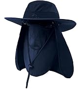 Fishing Hat,Sun Cap with UPF 50+ Sun Protection and Neck Flap,for Man and Women