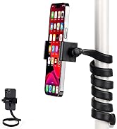 Mippko Portable Flexible Cell Phone Holder Stand for Shopping Cart /Treadmill / Stroller / Ellipt...