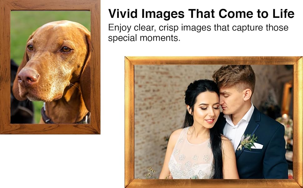 Vivid images that come to life enjoy crisp images that capture special moments in your life
