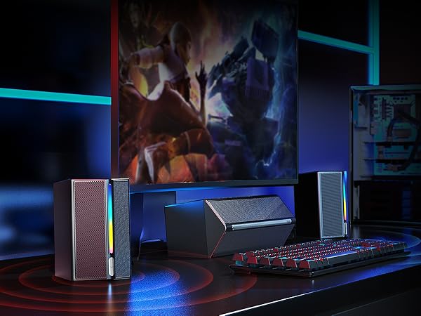 gaming streaming speakers for desktop