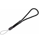 YuanHolumid Black Mobile Phone Wrist Straps Hand Lanyard Adjustable Nylon Anti-Lost Rope Cord for...