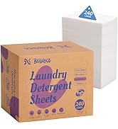 Laundry Detergent Sheets Space-Saving Travel-Deep Cleaning Lavender Eco No Plastic Jug 240 Loads