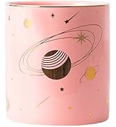 LASOCUHOO Ceramic Pencil and Pen Holder, Makeup Brush Holder, Stylish and Cute Desk Organizer for...