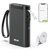 Nelko Label Maker Machine with Tape, P21 Portable Bluetooth Label Printer, Wireless Built-in Cutt...