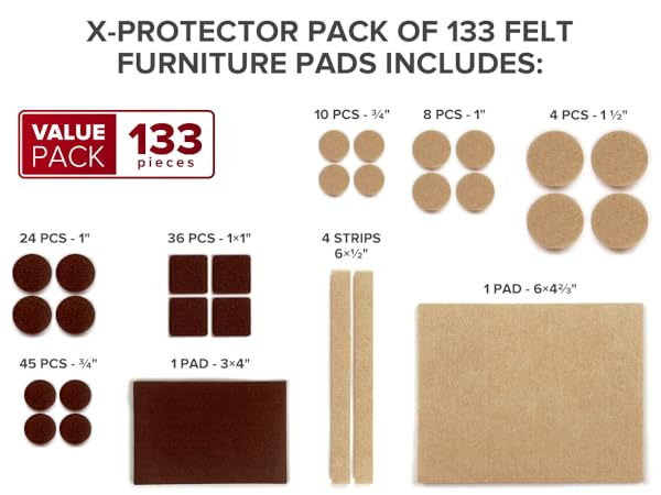 felt pads for chairs