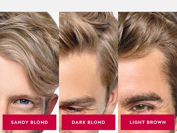 Shades: Sandy Blond, Dark Blond, Light Brown