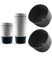 JTJEI 2pcs Silicone Boot for Owala SmoothSip Slider 12oz 20oz, Anti-Slip Protective Sleeve for Ow...