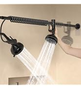 KES Tandem Shower Head for Couples with Original Adjustable Slider, High Pressure Spa-Like Dual S...