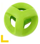 Fida Natural Rubber Dog Balls for Aggressive Chewers, Durable Dog Chew Toys for Large Dogs, Inter...