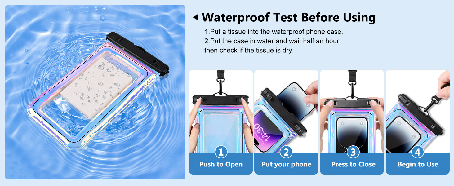 waterproof phone case with Lanyard