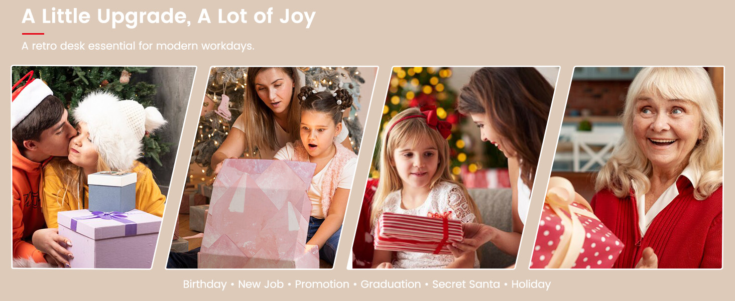 A thoughtful gift for birthdays, new jobs, promotions, graduations, Secret Santa, and holidays.