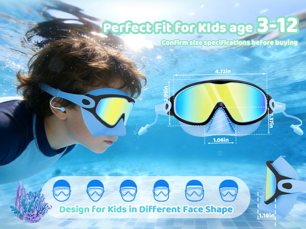 kids swim goggles