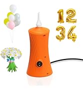 Kasumue Balloon Pump Electric Air Pump for Long Balloon Inflator Blower Machine for Birthday Part...