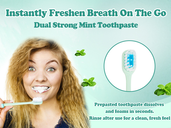 travel toothbrush and toothpaste set