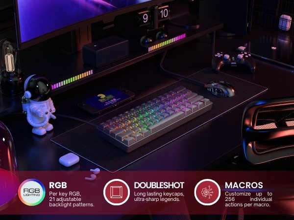 hk gaming gk61v3 v3 gk61 gaming optical keyboard mechanical hotswap fastest clavier tastatur teclado